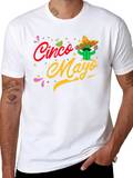 Cinco De Mayo Cactus T-Shirt - Black