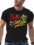 Cinco De Mayo Cactus T-Shirt - Black