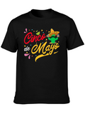 Cinco De Mayo Cactus T-Shirt - Black
