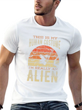 Human Costume Alien Graphic Tee
