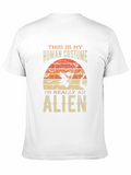 Human Costume Alien Graphic Tee