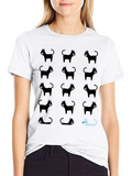 Black Cat T-Shirt - Be Unique!