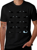 Black Cat T-Shirt - Be Unique!