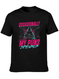 Occasionally My Puns Intended Graphic T-Shirt