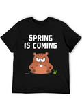 Spring is Coming Groundhog Day Graphic Tee