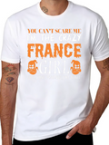 Crazy France Girl Halloween T-Shirt