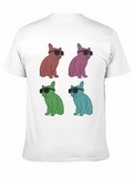 Cool Cat Pop Art T-Shirt