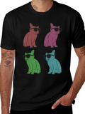Cool Cat Pop Art T-Shirt