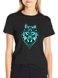 Mystic Wolf Graphic T-Shirt