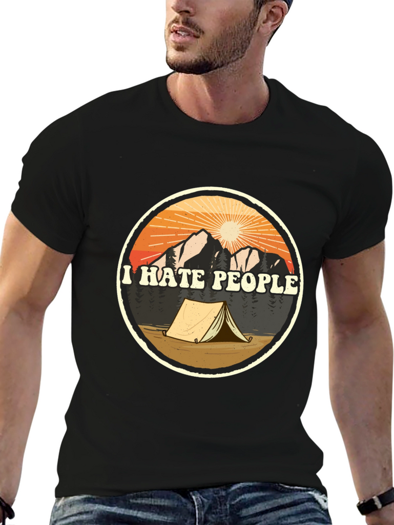 I Hate People Camping T-Shirt