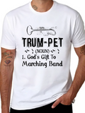 Trumpet Definition T-Shirt - Musician Marching Band Tee
