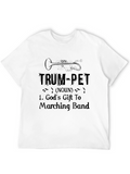Trumpet Definition T-Shirt - Musician Marching Band Tee