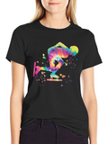 Tie-Dye Speed Skater Graphic T-Shirt