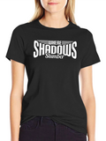 Where Shadows Slumber Black Graphic T-Shirt