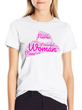Powerful Woman Word Art Graphic T-Shirt