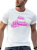 Powerful Woman Word Art Graphic T-Shirt
