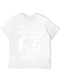 Little Gardener Birthday T-Shirt - 6th Birthday Gardening Gift