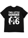 Little Gardener Birthday T-Shirt - 6th Birthday Gardening Gift