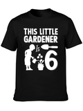 Little Gardener Birthday T-Shirt - 6th Birthday Gardening Gift