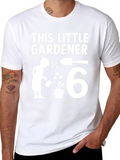 Little Gardener Birthday T-Shirt - 6th Birthday Gardening Gift