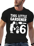 Little Gardener Birthday T-Shirt - 6th Birthday Gardening Gift