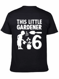 Little Gardener Birthday T-Shirt - 6th Birthday Gardening Gift