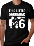 Little Gardener Birthday T-Shirt - 6th Birthday Gardening Gift