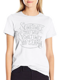 Motivational Win or Learn Black T-Shirt