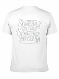 Motivational Win or Learn Black T-Shirt