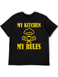 My Kitchen My Rules Chef T-Shirt