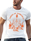 Queen of Darkness Death Metal Girl T-Shirt