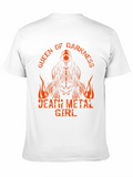 Queen of Darkness Death Metal Girl T-Shirt