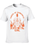 Queen of Darkness Death Metal Girl T-Shirt