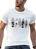 Surfboard Graphic Tee - Beach Lifestyle Shirt