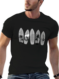 Surfboard Graphic Tee - Beach Lifestyle Shirt