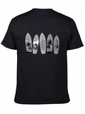 Surfboard Graphic Tee - Beach Lifestyle Shirt