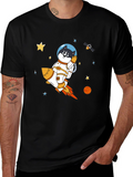 Space Dog T-Shirt - Shiba Inu Astronaut