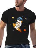 Space Dog T-Shirt - Shiba Inu Astronaut