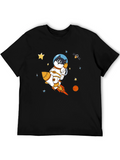 Space Dog T-Shirt - Shiba Inu Astronaut