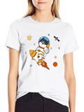 Space Dog T-Shirt - Shiba Inu Astronaut