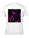 Neon Robot Graphic T-Shirt