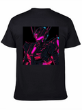 Neon Robot Graphic T-Shirt