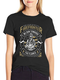 Firefighter We Run Towards the Flames T-Shirt