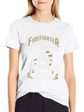 Firefighter We Run Towards the Flames T-Shirt