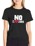No Excuses Black Graphic Tee