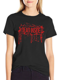 Dead Inside Mens Graphic Tee - Black