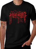 Dead Inside Mens Graphic Tee - Black