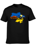 Ukraine Tractor Tank T-Shirt - Stand With Ukraine