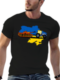 Ukraine Tractor Tank T-Shirt - Stand With Ukraine