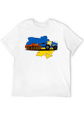 Ukraine Tractor Tank T-Shirt - Stand With Ukraine